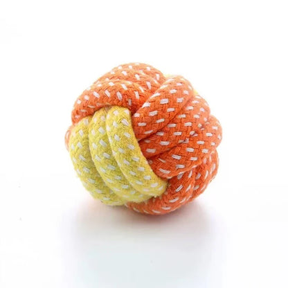 Candy-Colored Rope Ball Chew Toy for Dogs & Cats