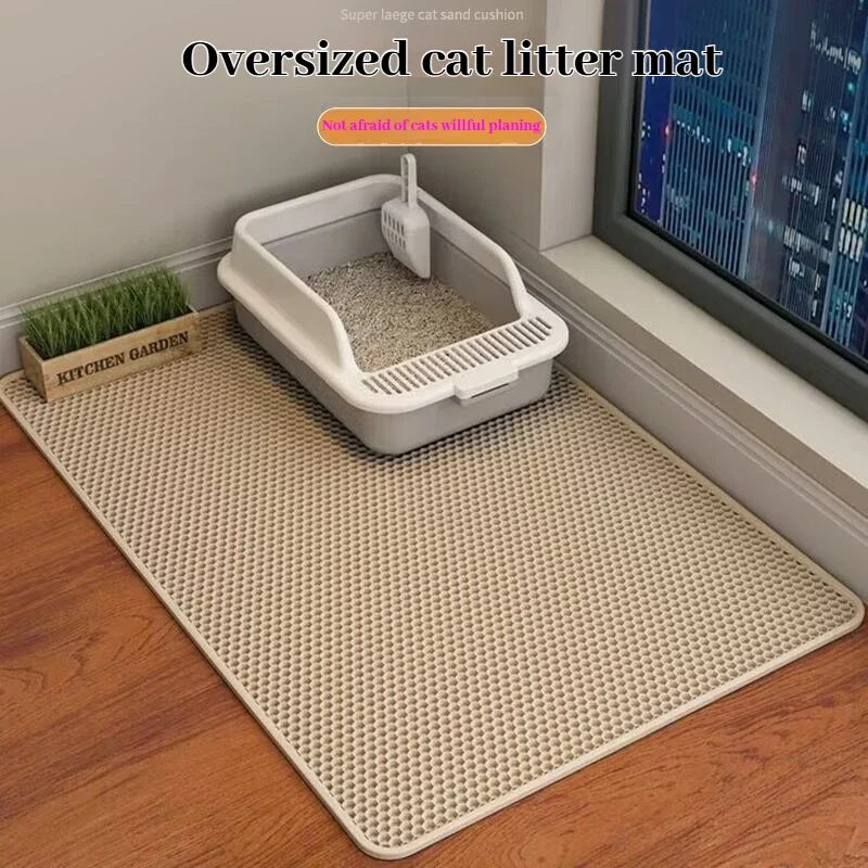 Waterproof 2-Layer Cat Litter Mat