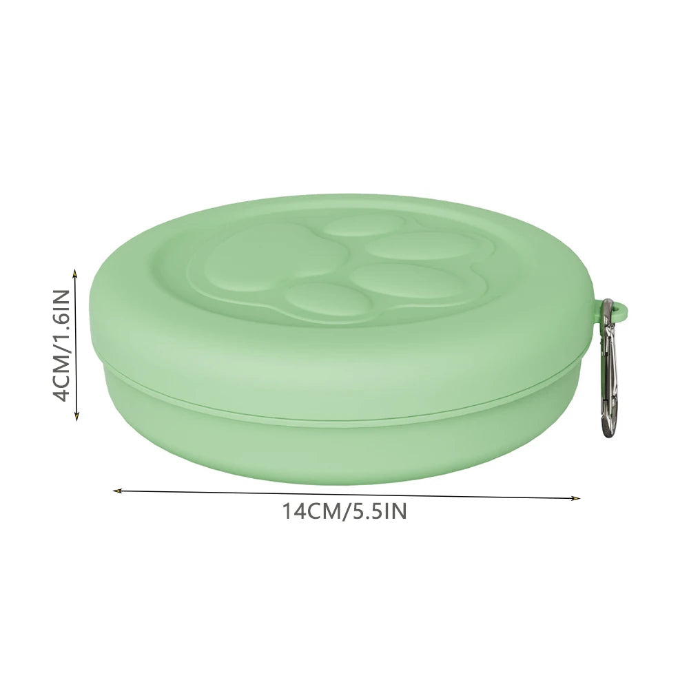 Portable Travel Pet Food & Water Bowl