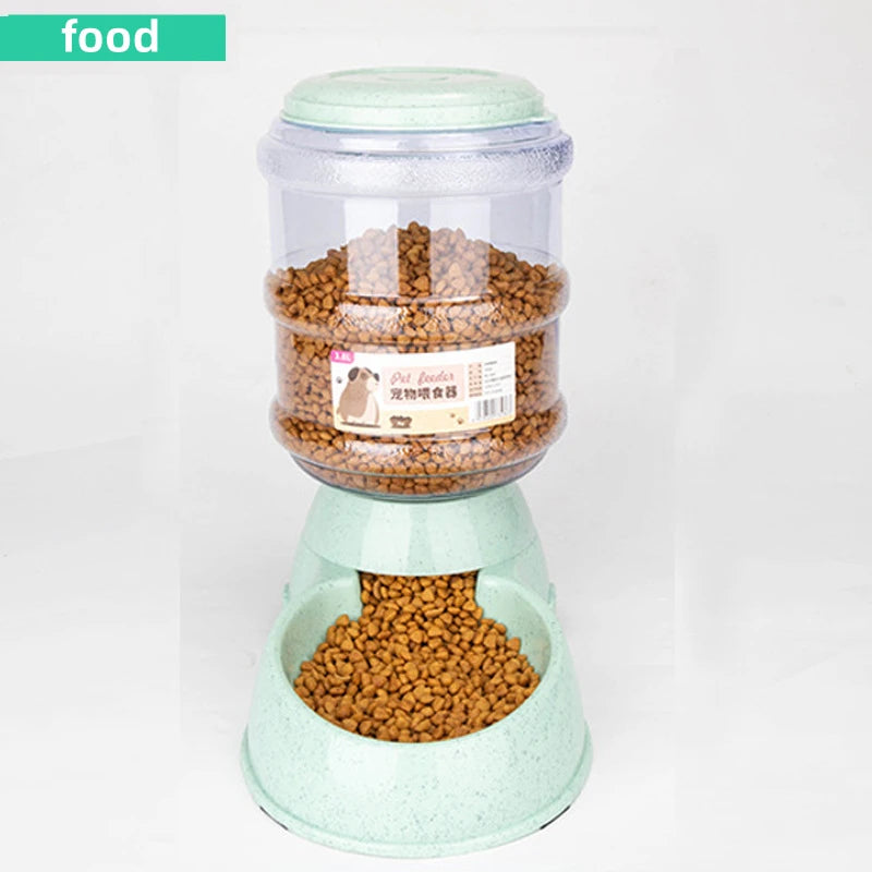Large Capacity Automatic Pet Feeder & Water Dispenser