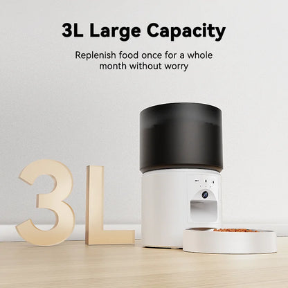 A60 Smart Automatic Pet Feeder with 1080P HD Camera