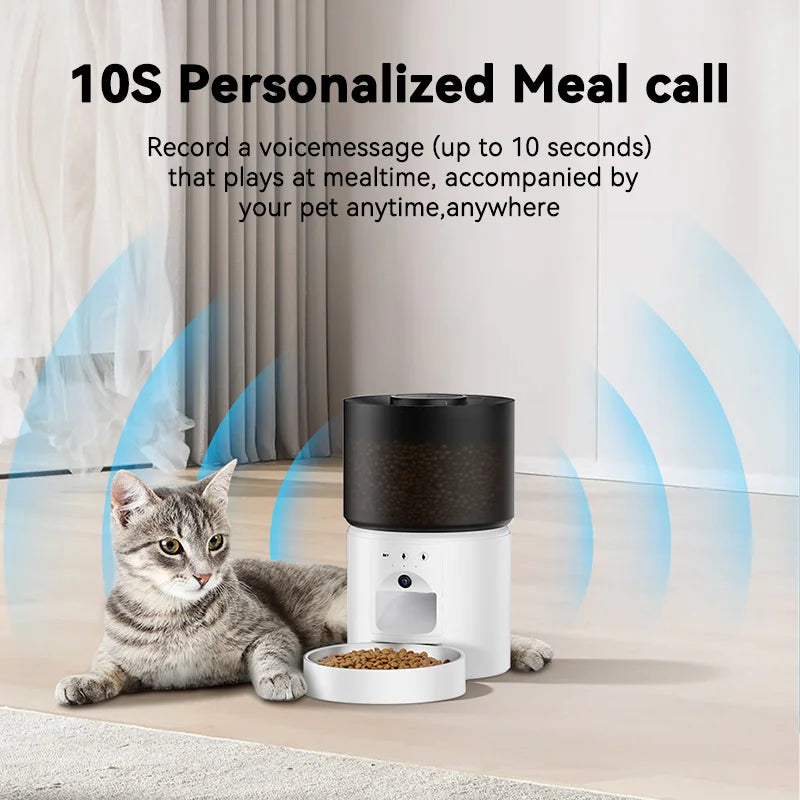 A60 Smart Automatic Pet Feeder with 1080P HD Camera