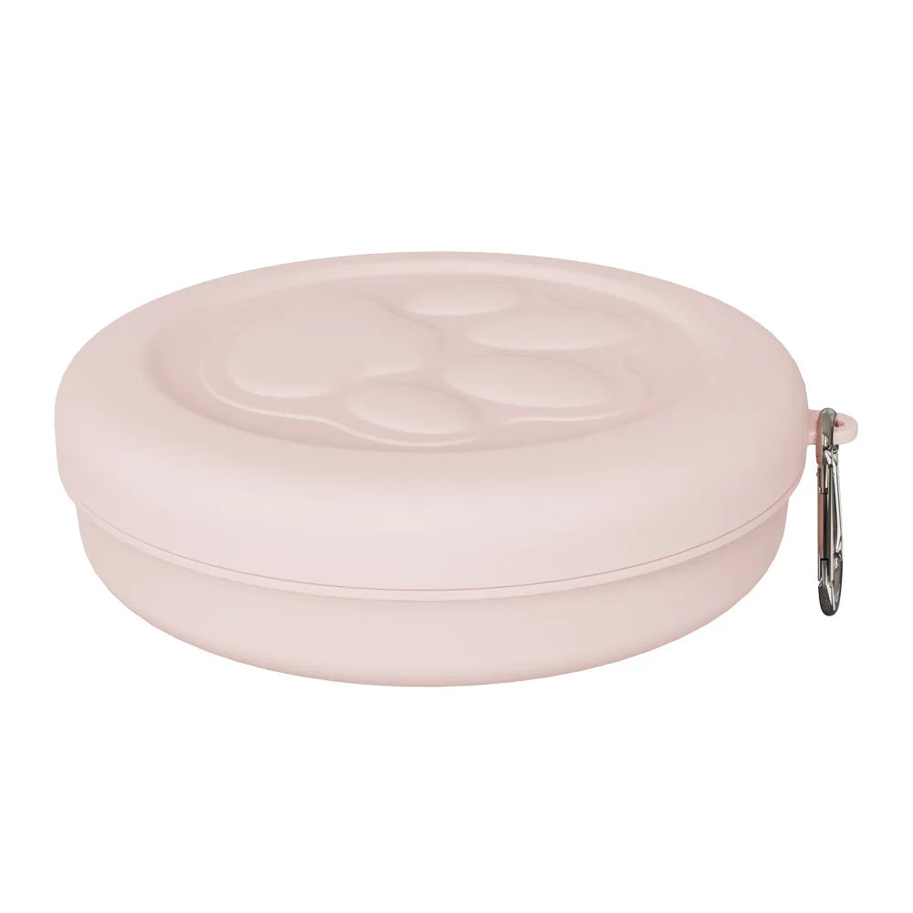 Portable Travel Pet Food & Water Bowl