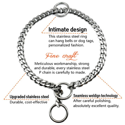 Stainless Steel Dog Chain Collar