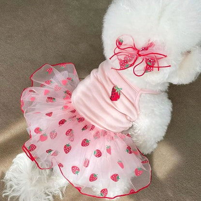 Cute Puppy Princess Dress for Small Dogs
