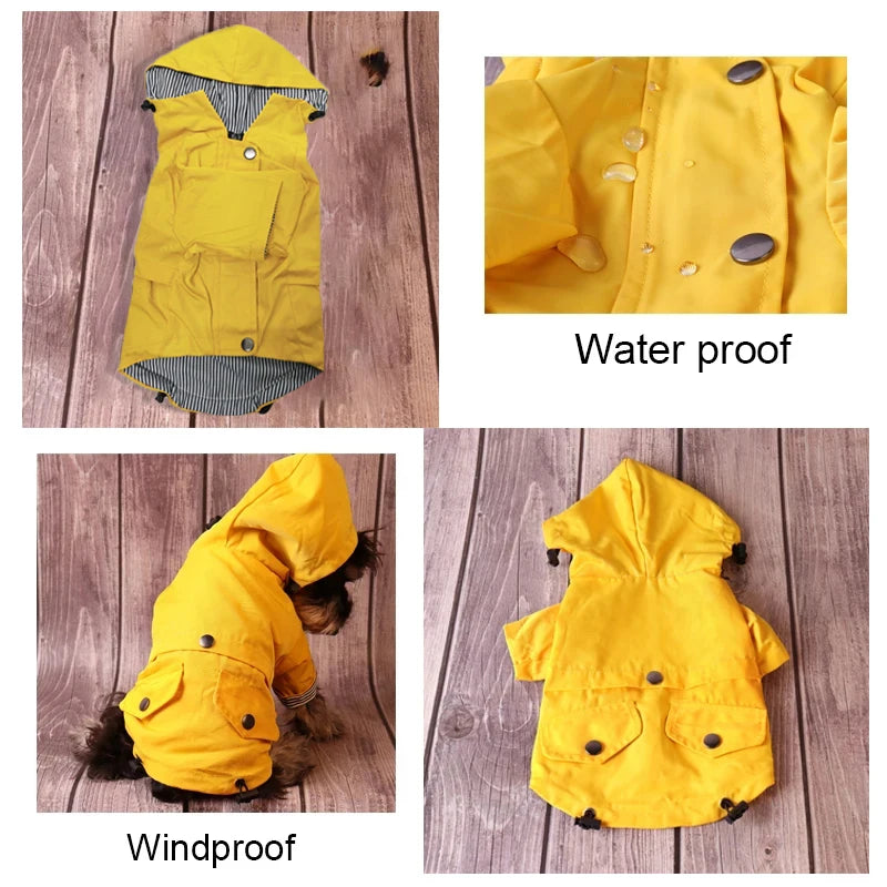 Waterproof Large Dog Raincoat