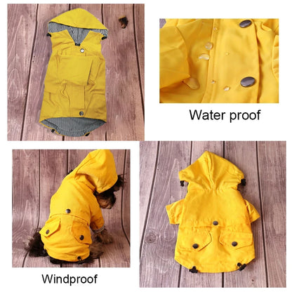 Waterproof Large Dog Raincoat