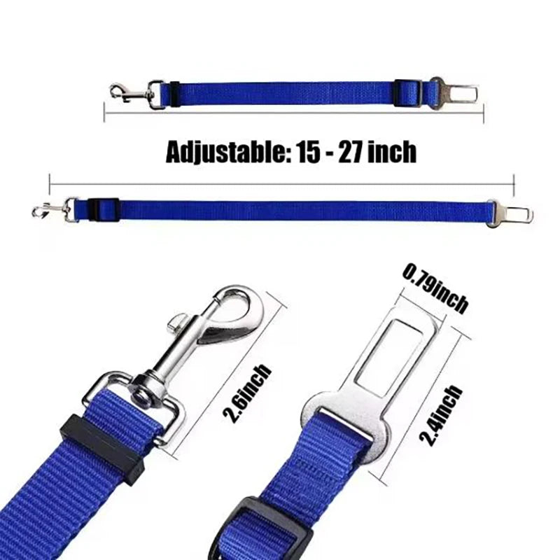 Adjustable Pet Car Seat Belt Leash