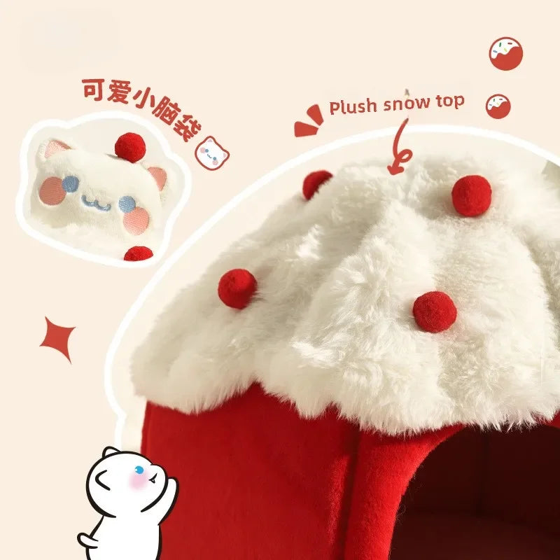 Snowball Style Cat & Small Dog Nest House