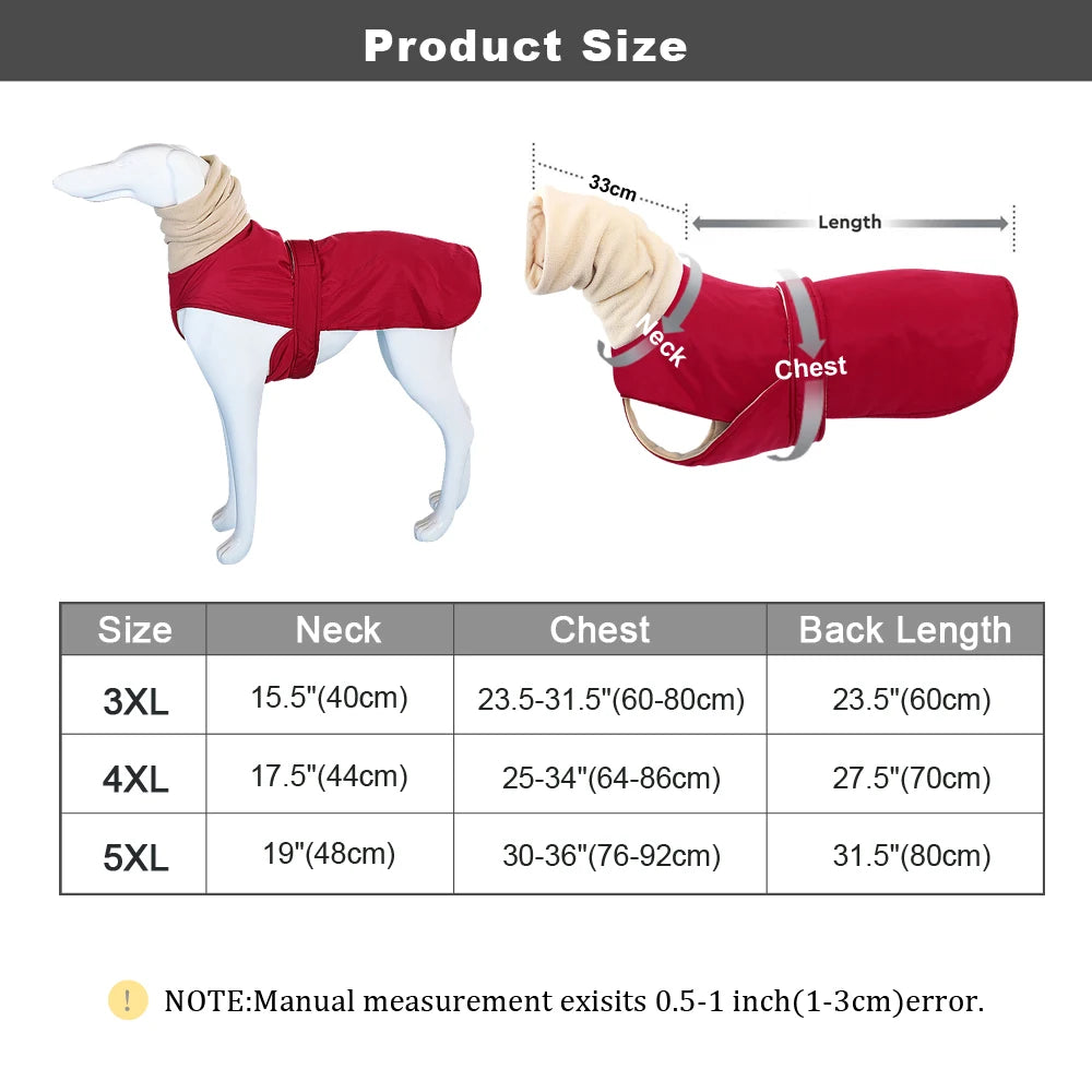 Super Warm Waterproof Dog Coat