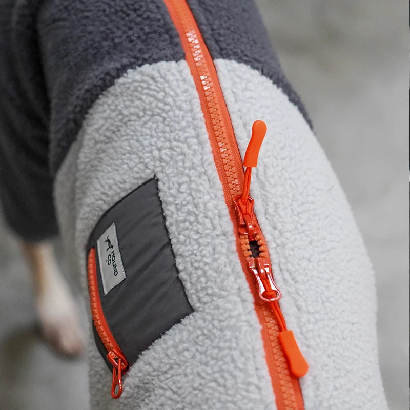 Lamb Fleece Four-Legged Dog Jacket