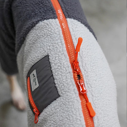 Lamb Fleece Four-Legged Dog Jacket