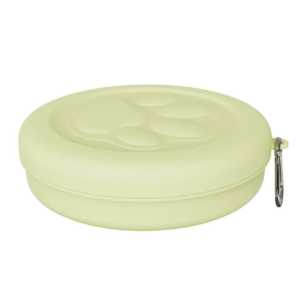 Portable Travel Pet Food & Water Bowl