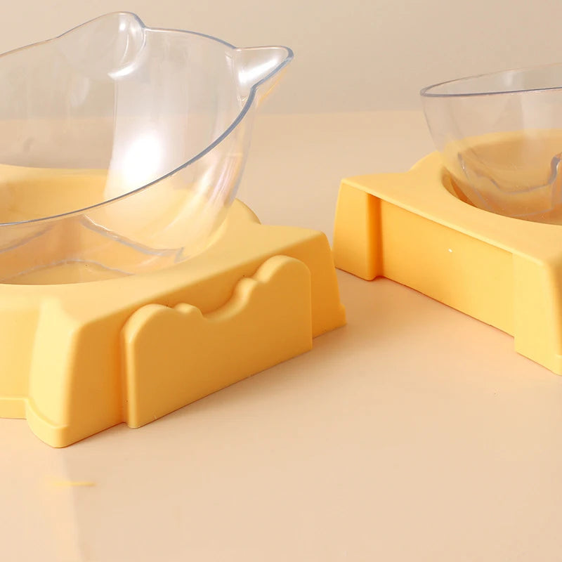 Automatic Pet Feeder & Water Dispenser – All-in-One Bowl