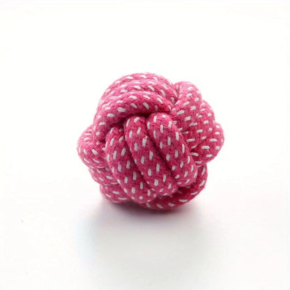 Candy-Colored Rope Ball Chew Toy for Dogs & Cats