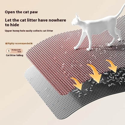 Waterproof 2-Layer Cat Litter Mat
