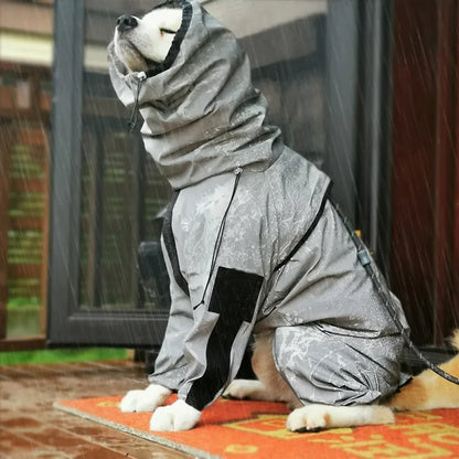 Outdoor Large Dog Waterproof Raincoat